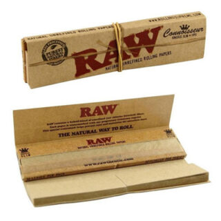 PAPEL RAW CLASSIC CONNOISSEUR 1 1/4 + TIPS ARMADOS