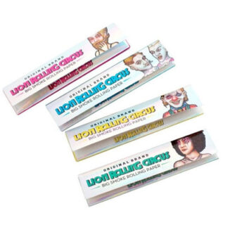 PAPEL LION ROLLING CIRCUS SILVER O UNBLEACHED 1 ¼