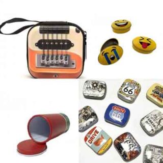 LATA GUARDA FLORES VARIAS (OVALADA, VINTAGE, SMILE, TUBO O CON CIERRE)