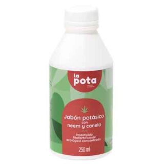 JABON POTASICO CON NEEM Y CANELA 250 ML LA POTA