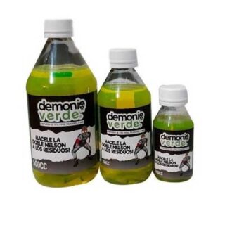 LIQUIDO LIMPIADOR PARA TIPS, PIPAS Y BONGS DEMONIO VERDE 250ML