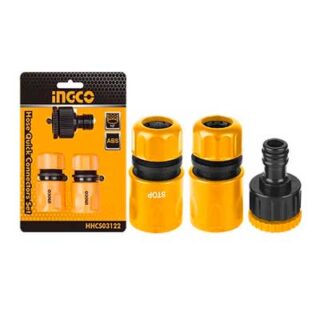 KIT CONECTOR RAPIDO MANGUERA 3 PIEZAS INGCO